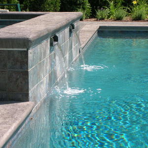 Replaster Luna Quartz Blue Inground Pool Renovation